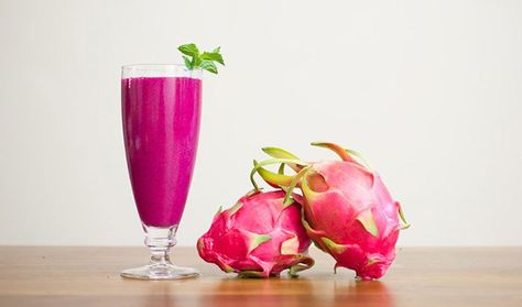 The Power of Pitaya Mangalore Recipes, Dragon Fruit Smoothie Recipe, Dragon Fruit Benefits, Pitaya Fruit, Dragon Fruit Smoothie, Buah Naga, Healthy Fruit Smoothies, Resep Smoothie, Air Kelapa