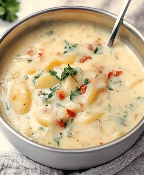 Creamy, hearty, and delicious, this potato soup recipe is easy to make with Yukon Gold potatoes, cheddar cheese, and savory aromatics. Yukon Potato Recipes, Best Potato Soup Recipe, Gold Potato Recipes, Potato Cheddar Soup, Yukon Gold Potato, The Best Potato Soup, New Years Eve Snacks, Cheddar Recipes, Best Potato Soup