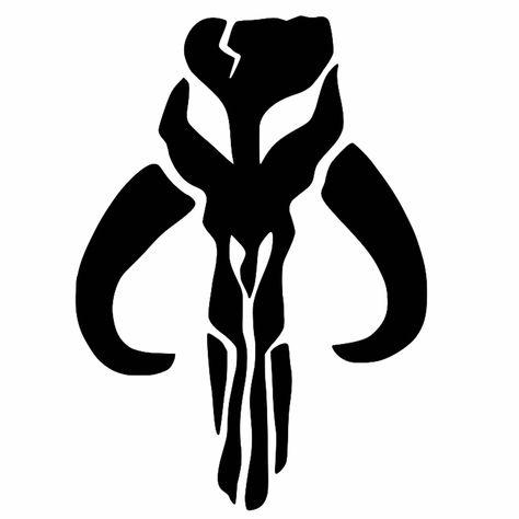 Mandalorian stencil - STLFinder Mandalorian Mythosaur Tattoo, Boba Fett Helmet Tattoo, Mythasour Tattoo Star Wars, Star Wars Henna, Mandolorians Tattoo, Mythosaur Tattoo, Boba Fett Logo, Boba Fett Tattoo, Mandalorian Skull