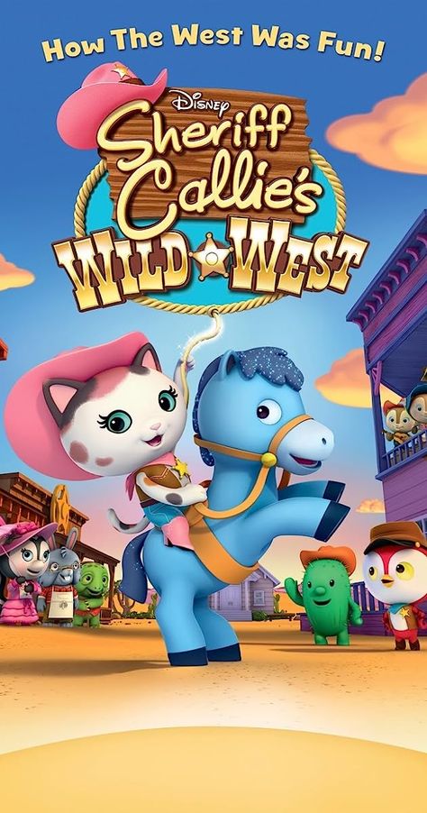 Sheriff Callie's Wild West (TV Series 2013–2017) - IMDb Sherif Callie, Wild West Birthday Party, Sheriff Callie Birthday, Sheriff Callie's Wild West, Wild West Birthday, Sheriff Callie, Dora And Friends, Dance Contest, Birthday Party Invitation Templates