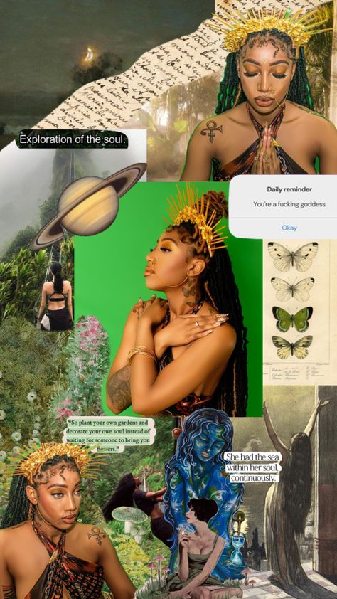 Earth Goddess Energy Earth Goddess Aesthetic, Goddess Aesthetic, Earth Goddess, Goddess Energy, Waiting For Someone, Daily Reminder, Your Aesthetic, Connect With People, Creative Energy