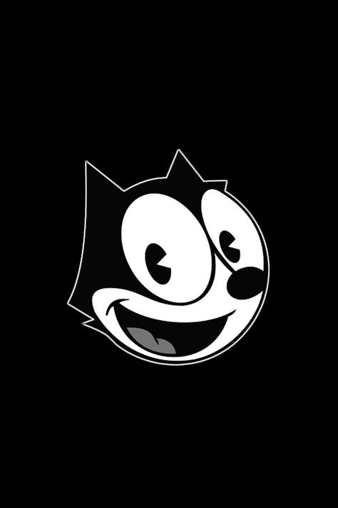 🐱🐼🐱🐼? Deer Cartoon, Epic Mickey, Felix The Cat, Cat Images, Cat Background, Black And White Cartoon, Cats Iphone, Felix The Cats, Cat Icon