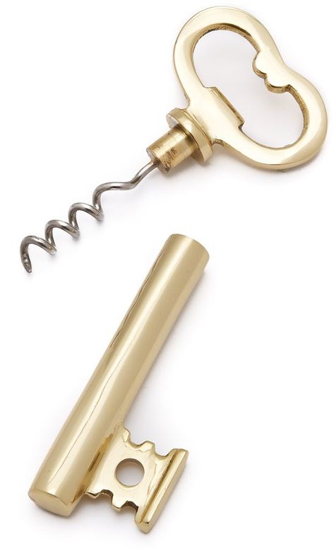 Cork Screw Crafts, Cork Screw, Key Bottle Opener, Golden Key, Clever Gift, Company Gifts, Wine Bottle Opener, Wine Opener, Bodo