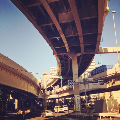 #flyover #overhead #road #tokyo #highway Tokyo Highway, Urban Buildings, Dream Country, Stage Ideas, Png Aesthetic, City Road, Last Stand, Environment Art, Urban City