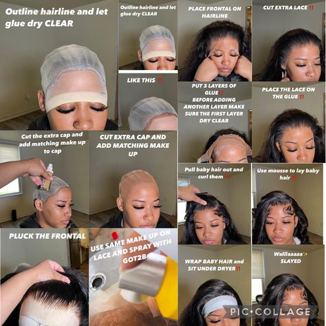 Wig Install Supplies, Wig Install Step By Step, T Part Wig Install, How To Do A Wig Install, How To Apply Wig For Beginners, Wig Essentials List, How To Do Lace Front Wigs, How To Apply A Wig, How To Install A Lace Front Wig For Beginners Tutorial