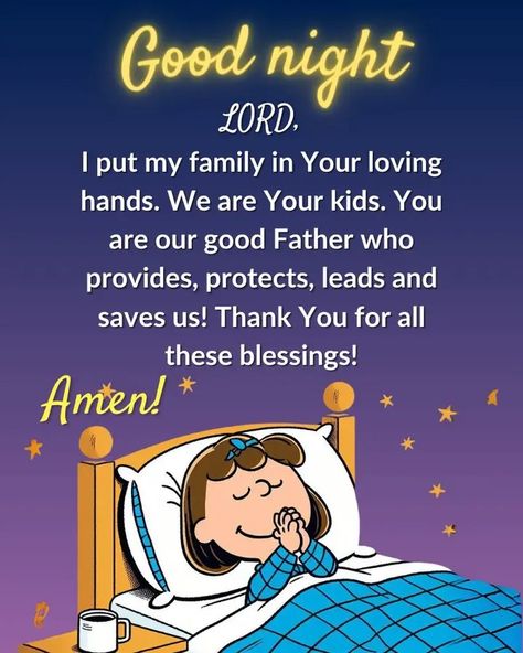 Good Night Spiritual, Morning Prayer For Kids, Bedtime Prayers For Kids, Goodnight Prayer, Prayer For Kids, Prayers For Kids, Prayer For Comfort, Bedtime Affirmations, Bedtime Prayers