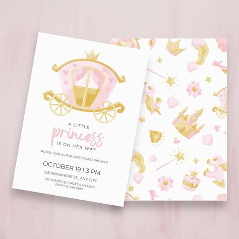 🩷 ‘A Little Princess is on Her Way’ baby shower invitation 🩷 Join us for a royal celebration as we sprinkle a little magic and a lot of love on our soon-to-arrive princess! ✨👑 Expecting mamas, let’s make memories together and shower her with blessings! #babyshowerinvitation #princessinthemaking #momtobe #alittleprincessisonherway #invitationtemplate #canvatemplate #etsyshop #babygirlshower #pinkprincessbabyshower Pink Princess Baby Shower, Royal Celebration, A Little Princess, Make Memories, Baby Shower Invitation, Little Princess, Shower Invitation, Baby Shower Invitations, Sprinkles