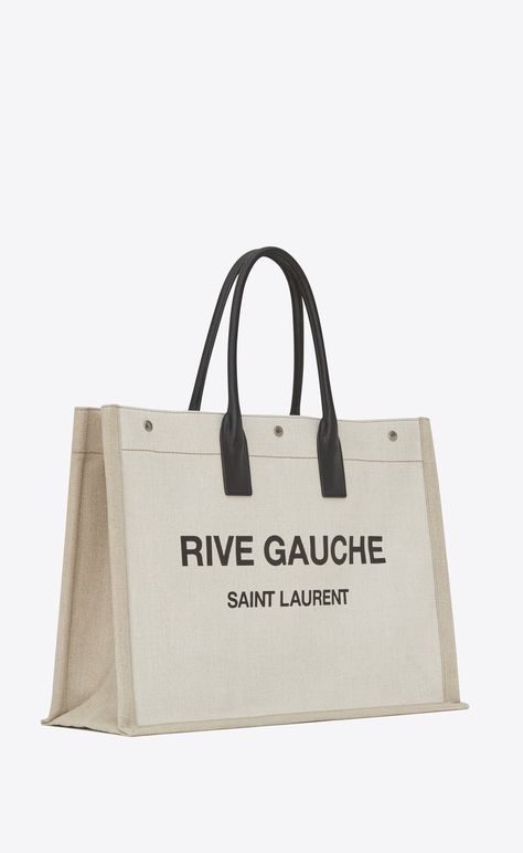 Noe Rive Gauche Bag, Ysl Rive Gauche, Saint Laurent Tote, Bag Outfit, Rive Gauche, Luxury Packaging, Jute Bags, Saint Laurent Bag, Large Tote Bag