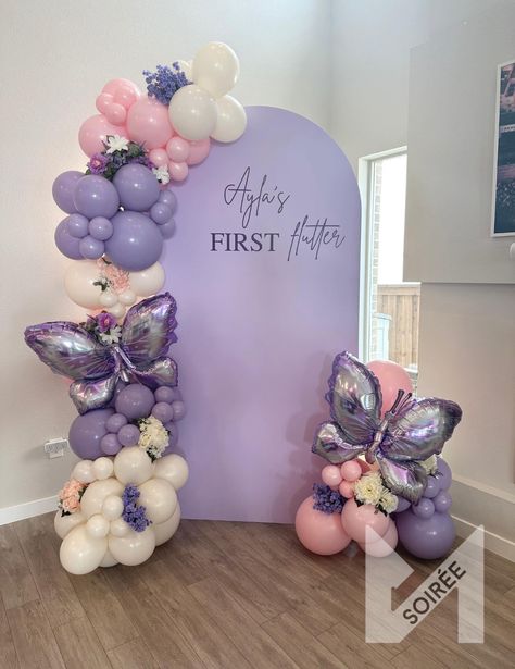 Fairy Birthday Party Decorations, Butterfly 1st Birthday, Butterfly Themed Birthday Party, Butterfly Baby Shower Theme, 1st Birthday Girl Decorations, Baby Birthday Decorations, Unicorn Themed Birthday Party, Baby Shower Theme Decorations, Baby Event