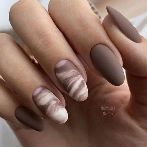 Oval Nails Designs, Wow Nails, Subtle Nails, Beige Nails, Her Nails, Oval Nails, Brown Nails, Fire Nails, Short Acrylic Nails