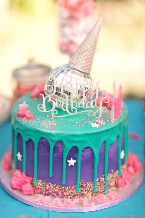 Glam Pop Star Birthday Party, Rockstar Disco Birthday Party, Kidz Bop Party, Superstar Birthday Party Ideas, Pop Star Birthday Cake, Kidz Bop Birthday Party Cake, Pop Star Cake, Dance Party Birthday Cake, Dance Party Cake Ideas