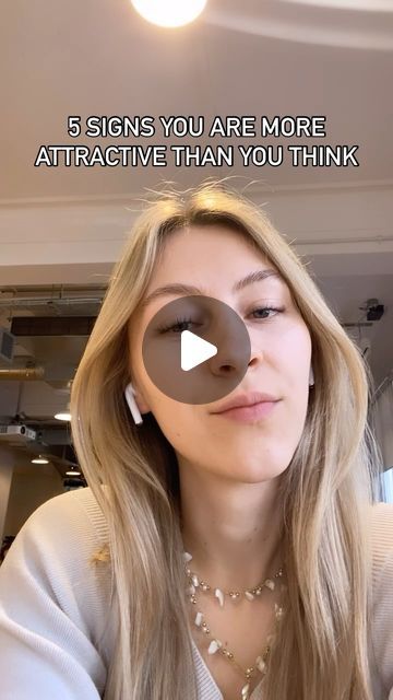 Francesca Tighinean on Instagram: "5 signs you are more attractive than you think 😍 1. 😳 People raise their eyebrows when they see you - When people raise their eyebrows upon seeing you, it can be a subconscious indication of interest or intrigue. 2. 🤲🏽 Others go out of their way to help you - We tend to subconsciously be friendlier and more generous to those we find to be attractive. 3. ❌🪞You rarely get compliments on your looks - The reason you get almost no compliments is that people probably think you’re already aware of how attractive you are — and therefore, they believe they don’t need to remind you of it. 4. 👀 Strangers stare at you - People tend to maintain longer and more frequent eye contact with those they find attractive. 5. 😲 People are surprised by your insecurities - Signs That You Are Attractive, How Pretty Are You, Beauty Attracts The Eye But Personality, How To Make Eyes Attractive, How To Instantly Look More Attractive, You Know What’s Attractive Quotes, How To Look More Attractive, Signs Your More Attractive Than You Think, How To Be More Attractive