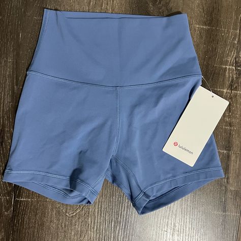 Lululemon Align Hr Short 4” Color Oasb Lulu Align Shorts, Blue Lululemon, Shorts Lululemon, Lululemon Align, Christmas Wishlist, Athletic Shorts, Christmas List, Dress To Impress, Lululemon Athletica