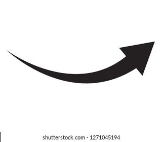 black arrow icon on white background. flat style. arrow icon for your web site design, logo, app, UI. arrow indicated the direction symbol. curved arrow sign. Arrow Clipart Black And White, Round Arrow, Arrow Clipart, Arrow Icon, Curved Arrow, Angel Posters, Dont Break My Heart, Arrow Symbol, Web Site Design