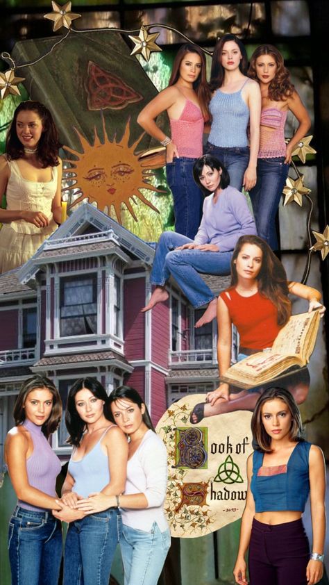 charmed🔮🌜✨ #charmed #witchy #witchaesthetic #witch #whimsigothic #whimsigoth Witch Home Aesthetic, Witch Tv Series, Gold Abstract Wallpaper, Halloween Costumes 2022, Charmed Tv Show, Charmed Book Of Shadows, Witch Series, Charmed Tv, Charmed Sisters