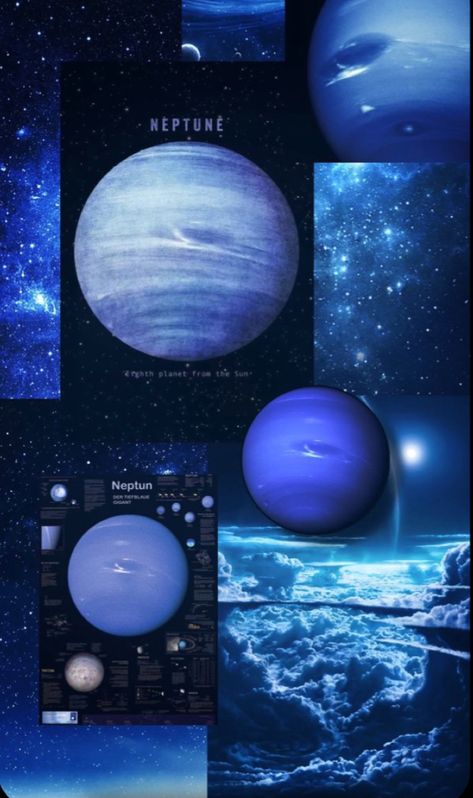 The Planet Neptune, Neptune Wallpaper Planet, Neptune Wallpaper Iphone, Netuno Wallpaper, Aesthetic Planets Wallpaper, Netuno Aesthetic, Wallpaper Planets Aesthetic, Neptune Planet Wallpaper, Neptunus Planet Aesthetic