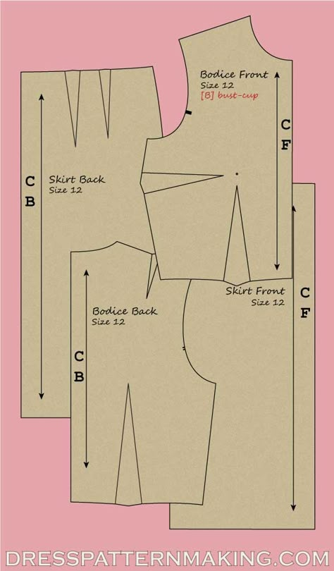 Basic Bodice Block Pattern Drafting, Pattern Drafting Tutorials For Beginners, Sloper Pattern, Pattern Making Tutorial, Pattern Drafting Tutorials, Basic Dress Pattern, Teaching Sewing, Beginner Sewing Patterns, Sewing Tutorials Clothes