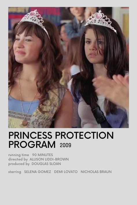 Selena Gomez Movies, Princess Protection Program, Poster Polaroid, Princess Movies, Movie Posters Minimalist, Movie Wallpapers, Demi Lovato, The Princess, Disney Channel