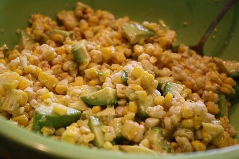 asian corn salad. this is sooo good!!!! Asian Corn, Corn Avocado Salad, Kosher Cooking, Menu Inspiration, Kosher Recipes, Corn Salad, Jewish Recipes, Corn Salads, Avocado Salad