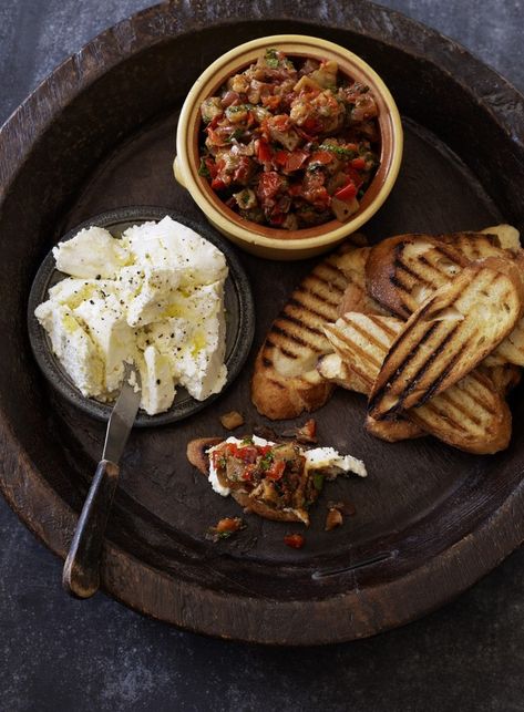 Sicilian Eggplant Bruschetta Eggplant Bruschetta, Sicilian Eggplant, Bruschetta Toppings, Eggplant Recipe, New Zealand Food, Cooked Pasta, Eggplant Dishes, Bruschetta Recipe, Winter Dishes