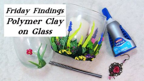 Polymer Clay Wine Glasses, Diy Fimo, Jewelry Flowers, Polymer Clay Tools, Clay Craft, Clay Mugs, Polymer Crafts, Polymer Clay Miniatures, Resin Tutorial