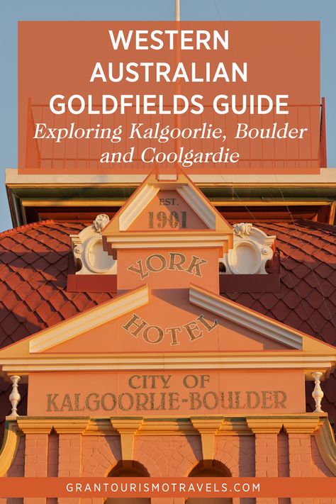 Western Australian Goldfields Guide - Exploring Kalgoorlie, Boulder and Coolgardie via @grantourismo Kalgoorlie Western Australia, Wave Rock, Panning For Gold, Southern Cross, Red Light District, Pacific Islands, South Australia, Western Australia, Hall Of Fame