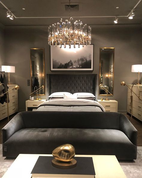 A stroll at Restoration Hardware always makes my day! ☀️ #perfection . . . . . .  #restorationhardware #furny #finedecoration #fineinteriors #mystoryindecor #beautifullyboho #lifestyleinteriors #roomhints #bookofinteriors #d_signersin #designmadeeasy #interieuraddict #styledforliving Rh Bedroom, Luxe Bedroom, Bedroom Minimalist, Glam Bedroom, Modern Luxury Bedroom, Master Room, Luxury Bedroom Master, Luxury Bedroom, Couple Bedroom