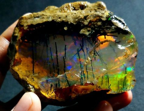 Opal Rock, Stone Projects, Raw Opal, Crystal Opal, Rough Opal, Gifts For An Artist, Unique Gemstones, Opal Crystal, Creative Thinking