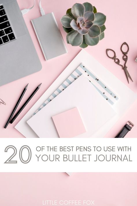 When it comes to bullet journaling, pens are kind of essential. Whether you need black pens to make precise lines or colorful brush pens to add flair and pizzazz, you can find everything you are looking for right here! Click through to see the full list! #pens #Bulletjournal #Bulletjournalsupplies #bulletjournalpens Best Journaling Pens, Bullet Journal Pens, Best Bullet Journal Pens, Journal Pens, Journaling Pens, Black Pens, Bullet Journal For Beginners, Journal Organization, Bullet Journal Hacks