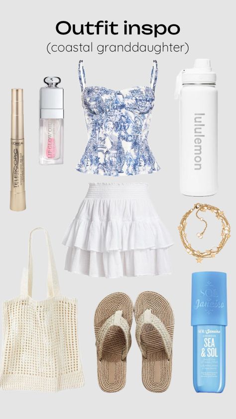 costal granddaughter outfit inspo #beachy #outfitinspo #coastaloutfit #beauty beachoutfit #aestheticoutfit #aesthetic #coastalgrandaughter #coastal Costal Granddaughter, Outfit Inspo Casual, Lip Glow, Cute Fits, Aesthetic Outfits, Fitness Inspo, Girls Trip, Beach Outfit, Aesthetic Clothes