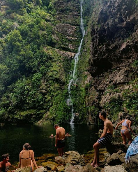 Swimming Hole Aesthetic, Waterfall Swimming, Sunny Aesthetic, Life Goals Future, Swimming Hole, Watering Hole, Waterfall Adventure, Hiking Pictures, Waterfall Hikes