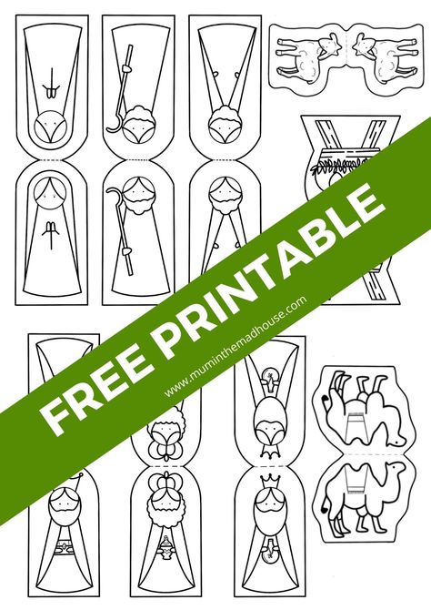 Colour In Nativity Scene Free Printable - Mum In The Madhouse Free Printable Nativity Characters, Nativity Colouring Printables, Nativity Scene Cutouts Free Printable, Nativity Characters Printable, Nativity Cutouts Free Printable, Nativity Printables Free, Nativity Scene Free Printable, Free Nativity Printables, Printable Nativity Scene Free