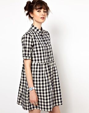 Check Shirt Dress, Pastel Floral Dress, Checked Shirt Dress, Dress Websites, Floral Dress Formal, Grunge Goth, Mode Inspo, Moda Vintage, Gingham Check