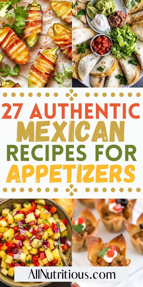 These delicious, Mexican inspired appetizer ideas make the best party food. We have a great collection of easy recipes to make at home or to bring to your next potluck. Cute Mexican Appetizers, Mexican Food At Home, Food For Mexican Themed Party, Mexican Themed Food Party, Mini Mexican Appetizers, Appetizers For Ladies Night, Mexican Anniversary Party Ideas, Mexican Picnic Food Ideas, Mexican Party Ideas Food