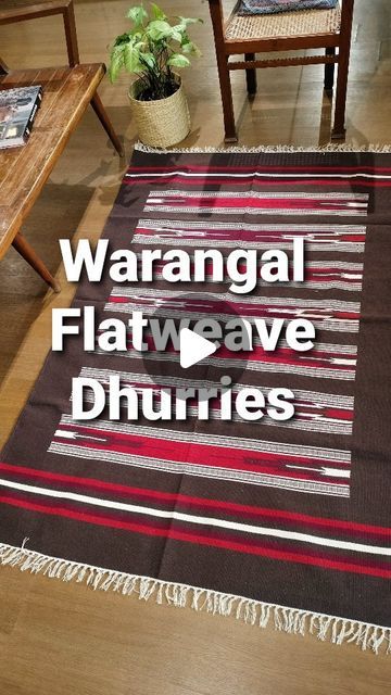 The Magic Room Mumbai on Instagram: "Warangal Flatweave Dhurries, handwoven in pit loom in interlock technique, with striking geometric designs and colour combinations.

Material: 100% Cotton

5 x 3 feet Rs 3300 
Including taxes and delivery in India
Overseas courier extra 

To order, WhatsApp us at wa.me/+919867707414

#magicroommumbai
#dhurries
#cottondhurries" Magic Room, Colour Combinations, Geometric Designs, Flat Weave, Mumbai, Color Combinations, Loom, The Magic, Hand Weaving