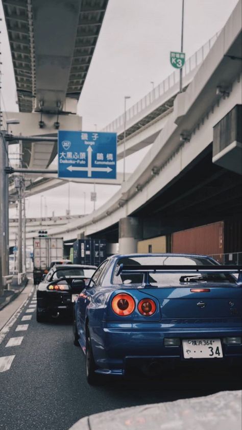 Nissan Skyline R34, Nissan R34, Tokyo Drift Cars, R34 Skyline, Gtr Car, Skyline Gtr R34, R34 Gtr, R35 Gtr, Toyota Supra Mk4