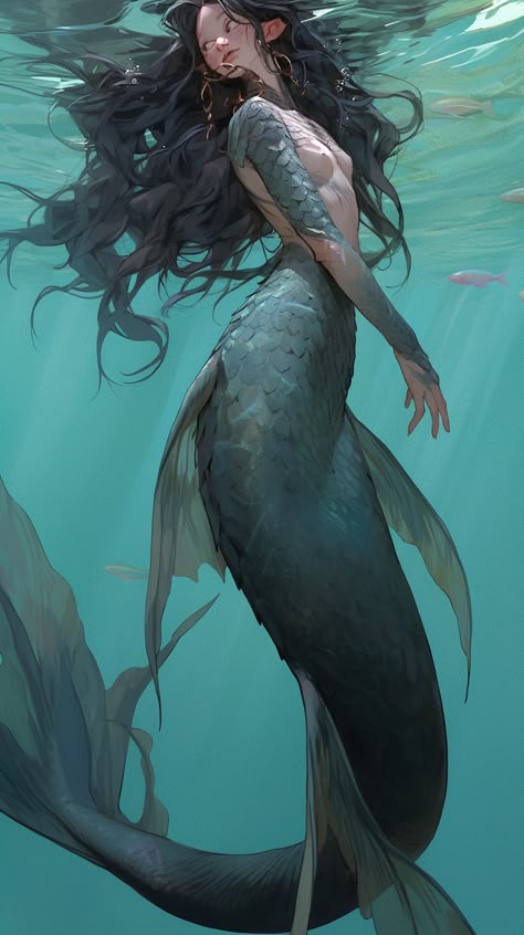 Mermaid Artwork, Mermaid Swimming, Mermaid Drawings, Mermaid Pictures, Mermaid Dreams, Mermaids And Mermen, Beautiful Mermaids, Mythical Creatures Art, Got To Be