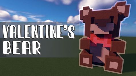 I plays in Minecraft 1.16.3 OptiFine. In this tutorial videos i will teach yous how to build different art subject namely: Valentine's Bear Valentines Day Idea, Minecraft Valentines, Valintines Day, Minecraft Farm, Minecraft Modern, Different Art, Bear Girl, Bear Valentines, Minecraft 1