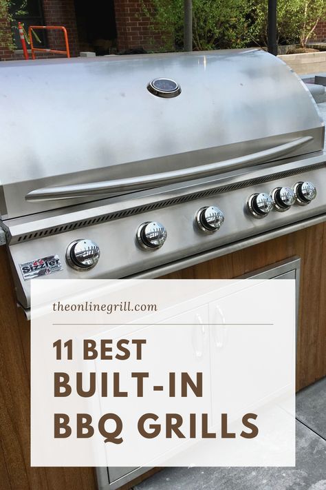 Gas Bbq Grills Outdoor Kitchens, Built In Gas Bbq, Gas Bbq Ideas, Gas Grill Ideas Design, Built In Bbq Ideas Outdoor Barbeque, Outdoor Barbeque Party, Best Outdoor Grills, Built In Bbq Grill, Beautiful Outdoor Furniture