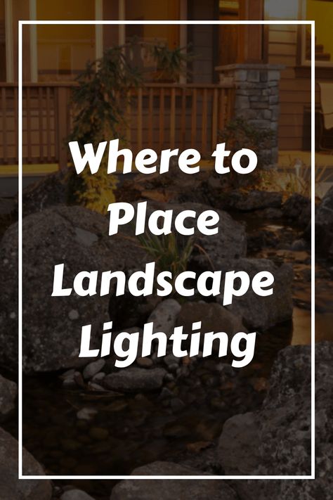 Are you looking to add some light to your life? Then it″s time read our guide on where to place landscape lighting. Where To Place Outdoor Lighting, Lighting For Landscape, How To Install Landscape Lighting, House Uplighting Outdoor, Low Voltage Landscape Lighting Ideas, Outdoor Landscape Lighting Ideas, Up Lighting Landscape, Exterior Lighting On House At Night, Landscaping Lighting Ideas