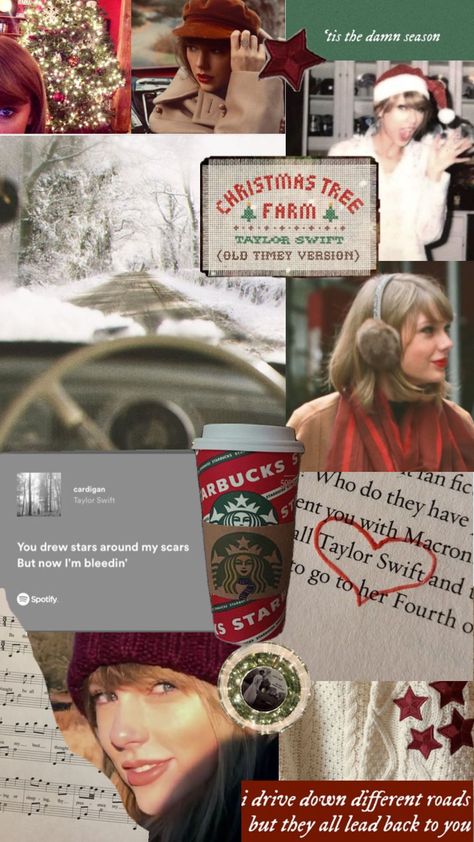 taylor swift christmas wallpaper Taylor Swift Christmas Wallpaper, Taylor Swifr, Taylor Swift Christmas, Winter Iphone, Christmas Collage, Xmas Wallpaper, Celebrity Music, Taylor Swift Cute, Cute Christmas Wallpaper