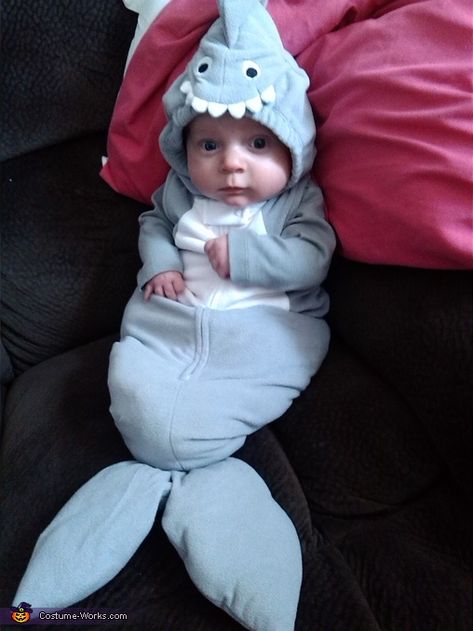 Shark Baby Costume - Reese Shark Baby Costume, Shark Costume, Baby Boy Halloween, Baby Kostüm, Cool Baby, Boy Halloween Costumes, Halloween Boys, Cute Halloween Costumes