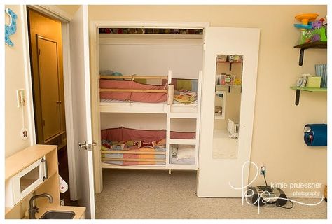 Convert Closet To Bunk Beds, Bunk Bed In Closet Built Ins, Closet Bunk Beds Diy, Bunk Beds In A Closet, Closet Into Bunk Beds, Closet To Bunk Beds, Bunk Bed In Closet, Closet Bunk Beds Built Ins, Bunk Beds In Closet