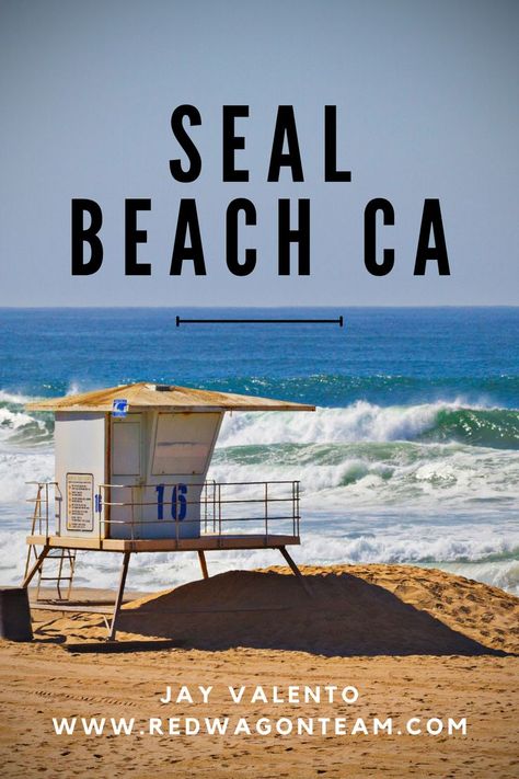 Lifeguard station for Seal Beach, California, Get to know Seal Beach California Seal Beach California, California Pictures, Seal Beach, Huntington Beach, Long Beach, Small Towns, Light Box, The Neighbourhood, California