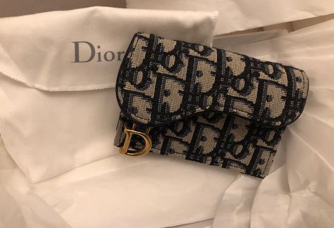 Dior Wallet Aesthetic, Dior Saddle Wallet, Wallet Aesthetic, Wallets For Girls, Designer Purses And Handbags, Lux Fashion, Dior Saddle, Expensive Clothes, Cute Wallets