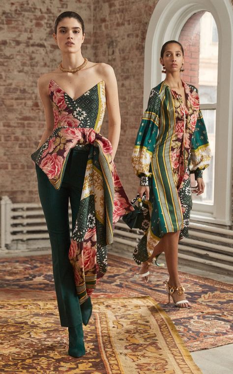 Ready To Wear Saree, Black Women Fashion, Fashion Show Collection, Fashion 2020, Pre Fall, London Fashion Week, Couture Fashion, Look Fashion, Green Yellow