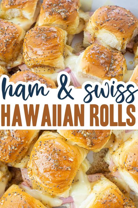 Hawaiian Ham And Cheese Sliders, Hawaiian Ham, Hawaiian Sliders, Ham And Swiss Sliders, Ham Sliders, Ham And Cheese Sliders, Hawaiian Roll Sliders, Ham And Swiss, Cheese Sliders