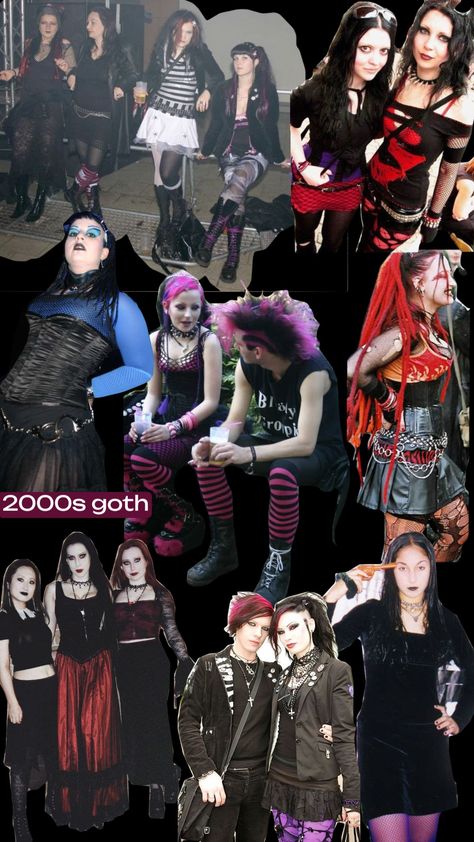 Goth 2000s Fashion, 2000 Goth, 2000s Goth Fashion, Early 2000s Goth, Mall Goth Outfits, Mall Goth Aesthetic, 2000’s Outfit, Early 2000s Fashion Trends, 2000s Mall Goth