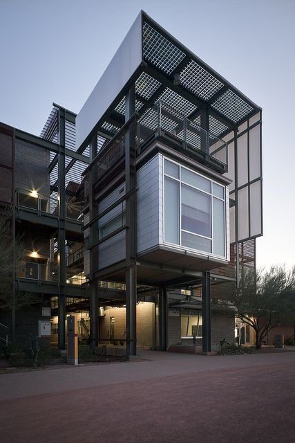 Emergency Housing, Lake Flato, Arch Building, Steel Architecture, Container Architecture, Expanded Metal, Industrial Architecture, Office Buildings, Casa Container