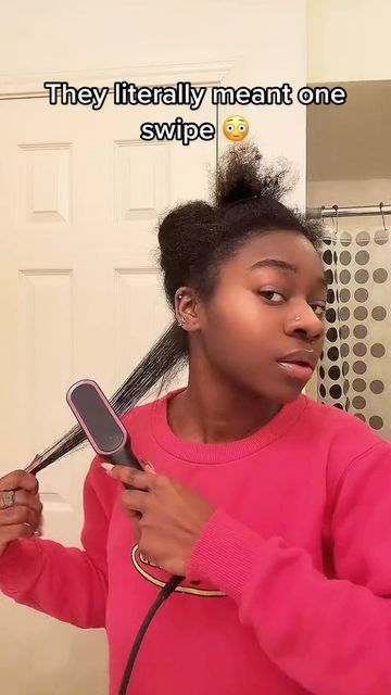 Straighting 4c Hair, Straightening 4c Hair, 4c Hair, Straightening Brush, Collar Bone, 4c Hairstyles, Blow Dryer, Hair Tools, It Works